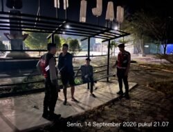 **Patroli Perintis Presisi Satsamapta Polres Bartim Sasar RTH Malam Hari, Cegah Kejahatan Jalanan**
