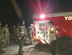 **Respons Cepat Laporan Warga, Bhabinkamtibmas dan Tim Gabungan Groundcheck Titik Api di Desa Kandris**