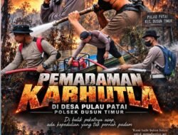 *Respons Cepat Laporan Warga, Kapolsek Dusun Timur dan Kasat Samapta Groundcheck Karhutla di Pulau Patai**