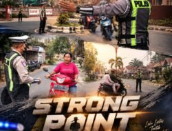 *Strong Point Pagi di Depan Pasar Tamiang Layang, Polisi Pastikan Arus Lalu Lintas Lancar**