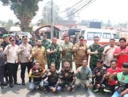 *Pastikan Kesiapan Hadapi Karhutla, Kapolres Bartim Bersama Unsur Muspida Periksa Posko Terpadu di Halaman Kantor Bupati**