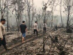 *Pastikan Api Tak Kembali Menjalar, Polsek Dusun Tengah Groundcheck Hotspot Karhutla di Wuran hingga Titik Api Padam dan Dingin**