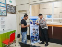 *Satlantas Polres Bartim Sosialisasikan Aplikasi SIGNAL, Permudah Masyarakat Bayar Pajak Kendaraan**