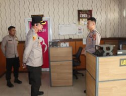 Pastikan Layanan Masyarakat Maksimal, Kapolres Pulang Pisau Cek Kesiapsiagaan Call Center 110