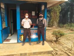 *Patroli Karhutla Satsamapta Sambangi PT. AEP Nusantara Plantations, Bersama Security Perkuat Cegah Kebakaran**