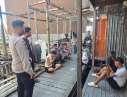 Polsek Kahayan Kuala Sambangi Warga Bahaur Hilir, Ajak Masyarakat Bersama Jaga Keamanan Desa