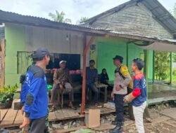 Cegah Kebakaran Hutan dan Lahan, Polsek Kahayan Kuala Sambangi Warga Bahaur Hilir