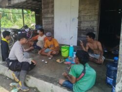 Cegah Karhutla, Polsek Maliku Giatkan Sosialisasi Maklumat Kapolda Kalteng ke Warga Desa Tahai Baru
