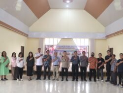 Jaga Kerukunan dan Kondusivitas Wilayah, Polres Barito Utara Gelar Kunjungan Silaturahmi ke Gereja