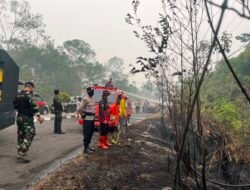 Warga Lapor Titik Api lewat 110, Pamapta Polres Gunung Mas Bersama Tim Gabungan Langsung Bergerak