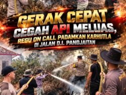 Gerak Cepat Cegah Api Meluas, Regu On Call Padamkan Karhutla di Jalan D.I. Pandjaitan