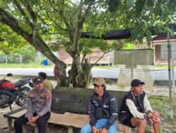 Sinergi Jaga Kedamaian, Personel Polsek Rungan Intensifkan Cooling System di Jakatan Raya