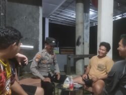 Hadirkan Rasa Aman di Tengah Malam, Personel Polsek Manuhing Monitoring Kawasan Pemukiman