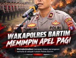 *Wakapolres Bartim Pimpin Apel Penanggulangan Karhutla, 80 Personel Fokus Padamkan Api di Pematang Karau*
