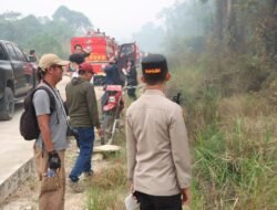 Kapolres Barito Utara Bersama Bupati dan Forkopimda Tinjau Lokasi Karhutla di Desa Trahean, Tegaskan Komitmen Sinergi Penanggulangan Bencana