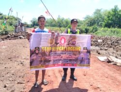 Lindungi Hutan dan Cegah Bencana, Polsek Kapuas Barat Gencarkan Sosialisasi Bahaya Pembalakan Liar