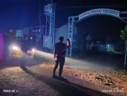 *Dini Hari Jadi Waktu Pengawasan, Satsamapta Bartim Sisir Jalan Sarapat dan Sejumlah Titik Vital*