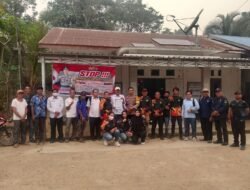*Cegah Karhutla Sejak Dini, Bhabinkamtibmas Muara Awang Tegaskan Larangan Membakar Lahan*
