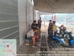 *Patroli Kota Presisi Satsamapta Sasar Pasar Tamiang Layang, Cegah Premanisme dan Pencurian*
