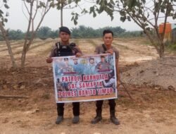 *Cegah Karhutla di Kawasan Perkebunan, Satsamapta Bartim Perketat Patroli PT ISA II dan AMS*