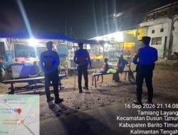 Satsamapta Polres Bartim Patroli Terminal Temanggoeng Djaja Karti