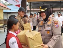 Kapolres Kapuas Hadir di Kapuas Barat, Berbagi dengan Warga dan Perkuat Sinergi Kamtibmas