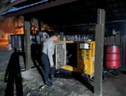 Patroli Mako Satsamapta Polres Bartim Sasar Tempat Penyimpanan BBM, Pantau Keamanan Lingkungan