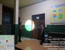 Patroli Satsamapta Pantau Keamanan Kantor Dinas Kesehatan Bartim