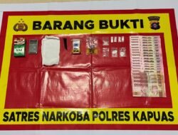 Gerak Cepat Satresnarkoba Polres Kapuas, Sabu 2,03 Gram Berhasil Diamankan