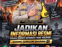 *Kapolres Bartim Ajak Masyarakat Waspada Hoaks Saat Bencana, Saring Sebelum Sharing*