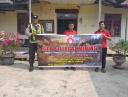 PERSONEL POLSEK PULAU PETAK LAKSANAKAN SOSIALISASI ILEGAL MINING KE MASYARAKAT GUNA PENCEGAHAN TAMBANG LIAR DI WILAYAH KECAMATAN PULAU PETAK