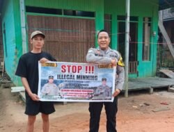 ‎Upaya pencegahan Penambangan Emas Tanpa Ijin (PETI) di Kecamatan Katingan Hulu dan Bukit Raya, Bhabinkamtibmas sosialisasi kepada masyarakat.