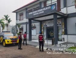 *Patroli Kota Presisi Sambangi Rutan dan Pertashop, Sat Samapta Bartim Perkuat Cipta Kondisi Aman**