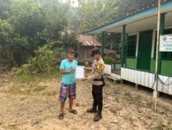 *Polsek Awang Tegaskan Larangan Membakar Hutan dan Lahan, Maklumat Kapolda Kalteng Disosialisasikan ke 11 Desa*