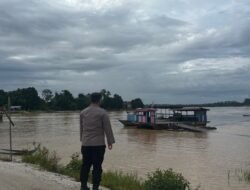 Air DAS Kahayan Normal, Polsek Sepang Beri Rasa Tenang bagi Masyarakat Sepang Simin