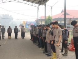 *Apel Siaga Aman Nusa IIA, Polres Bartim Siapkan 63 Personel Antisipasi Karhutla di Musim Kemarau**