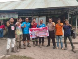*Bhabinkamtibmas Telang Baru Sosialisasikan Maklumat Kapolda Kalteng, Warga Diingatkan Bahaya dan Sanksi Karhutla**