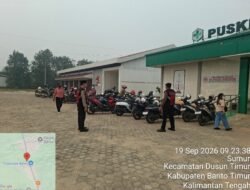 *Pantau Aktivitas Warga di UPTD Puskesmas Tamiang Layang, Tim Patroli Presisi Hadir Berikan Rasa Aman**