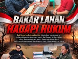 **Diduga Bakar Lahan di Hayaping, Dua Orang Diamankan Satreskrim Polres Bartim**