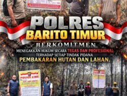 *Polres Bartim Perkuat Pencegahan Karhutla, Spanduk Larangan Dipasang di Lahan Rawan Kebakaran*