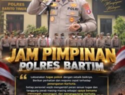**Pimpin Apel Jam Pimpinan, Kapolres Bartim Tekankan Kinerja, Pelayanan Publik dan Semangat Kemanusiaan**