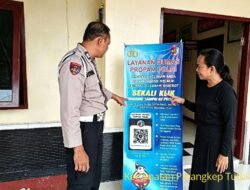 *PERKUAT TRANSPARANSI PELAYANAN, POLSEK PATANGKEP TUTUI SOSIALISASIKAN YANDUAN DUMAS PROPAM POLRI*