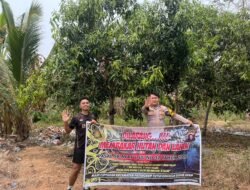 *CEGAH KARHUTLA, POLSEK PATANGKEP TUTUI TEGAS SOSIALISASIKAN LARANGAN MEMBAKAR HUTAN DAN LAHAN*