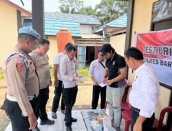 *PERKUAT KOMITMEN BERSIH DARI NARKOBA, 11 PERSONEL SATRESNARKOBA POLRES BARTIM JALANI TES URINE*
