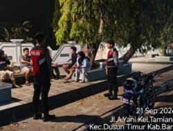 Patroli Perintis Presisi Satsamapta Polres Bartim Sambangi Taman Trotoar SDN-3 Tamiang Layang
