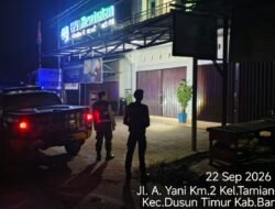 Patroli Jawara Presisi Satsamapta Polres Bartim Sasar Kantor BPJS Kesehatan