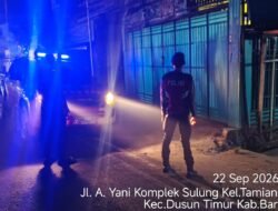 Patroli Jawara Presisi Satsamapta Polres Bartim Sasar Ruko dan Pertokoan di Komplek Sulung