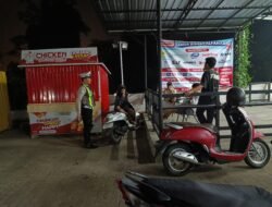 Patroli Satlantas Polres Bartim Sasar Jl. A. Yani Depan Dinas PU Cegah Gangguan Kamtibmas
