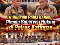 Kabidkum Polda Kalteng Pimpin Supervisi Hukum di Polres Katingan