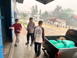 Polres Gunung Mas Salurkan Jagung Hibrida Hasil Panen ke Bulog